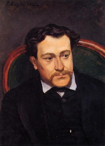 Frederic Bazille Portrait of Edouard Blau oil painting image
